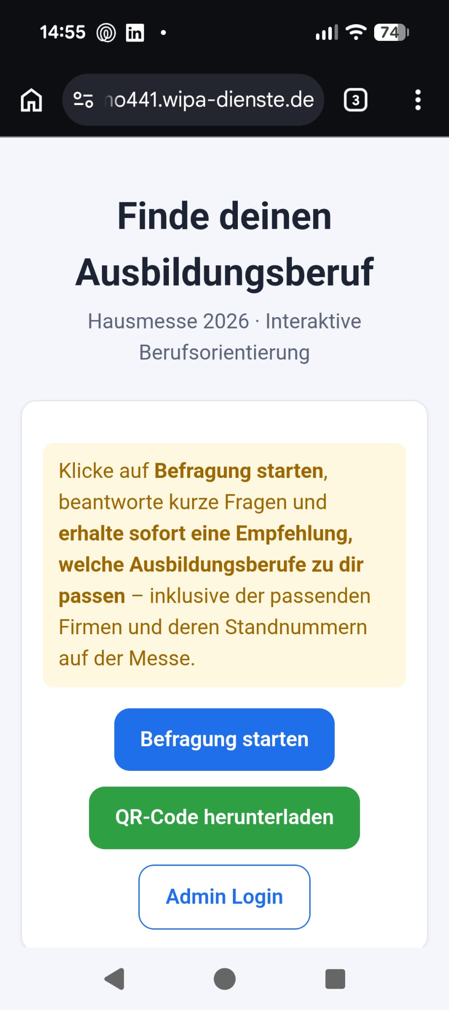 Startseite Schüler